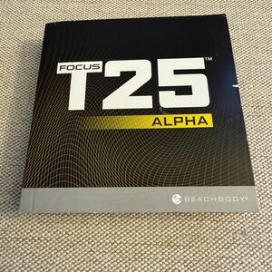 Beachbody Focus T25 Alpha Workout DVD Set- Missing 1 Disc